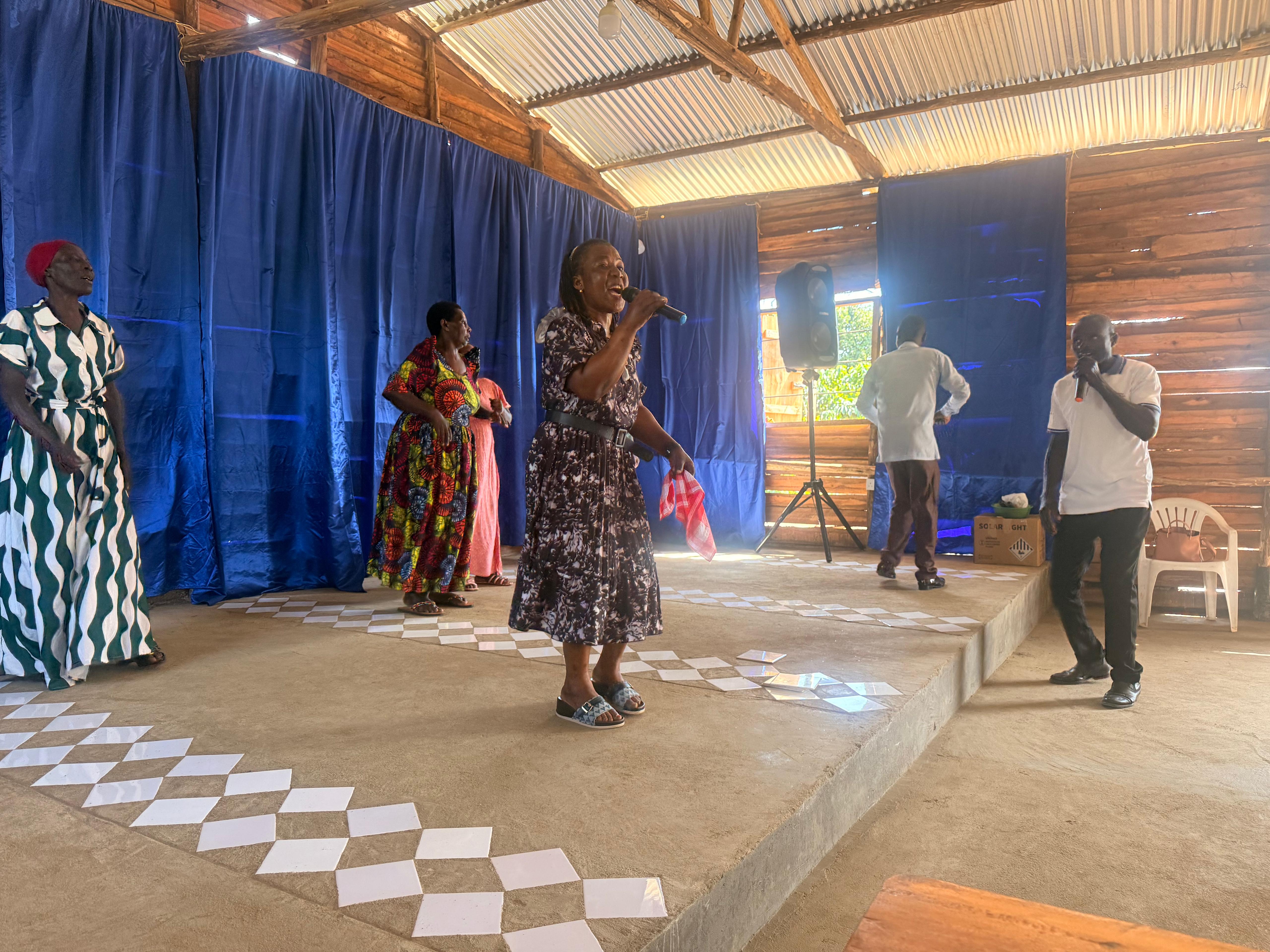 Glory of Christ church worshiping moment